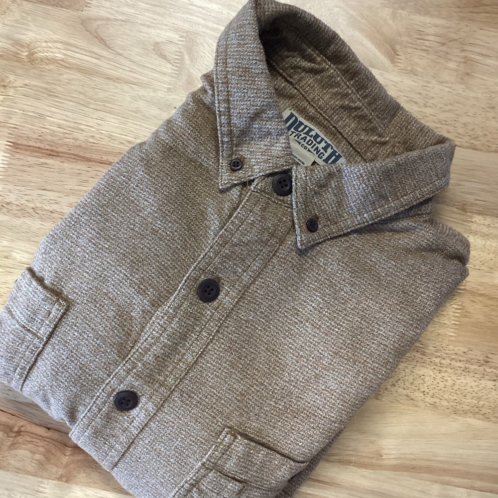 Duluth Trading Kennesaw Long Sleeve Flannel Shirt XLT‎ Button Down- Flaw